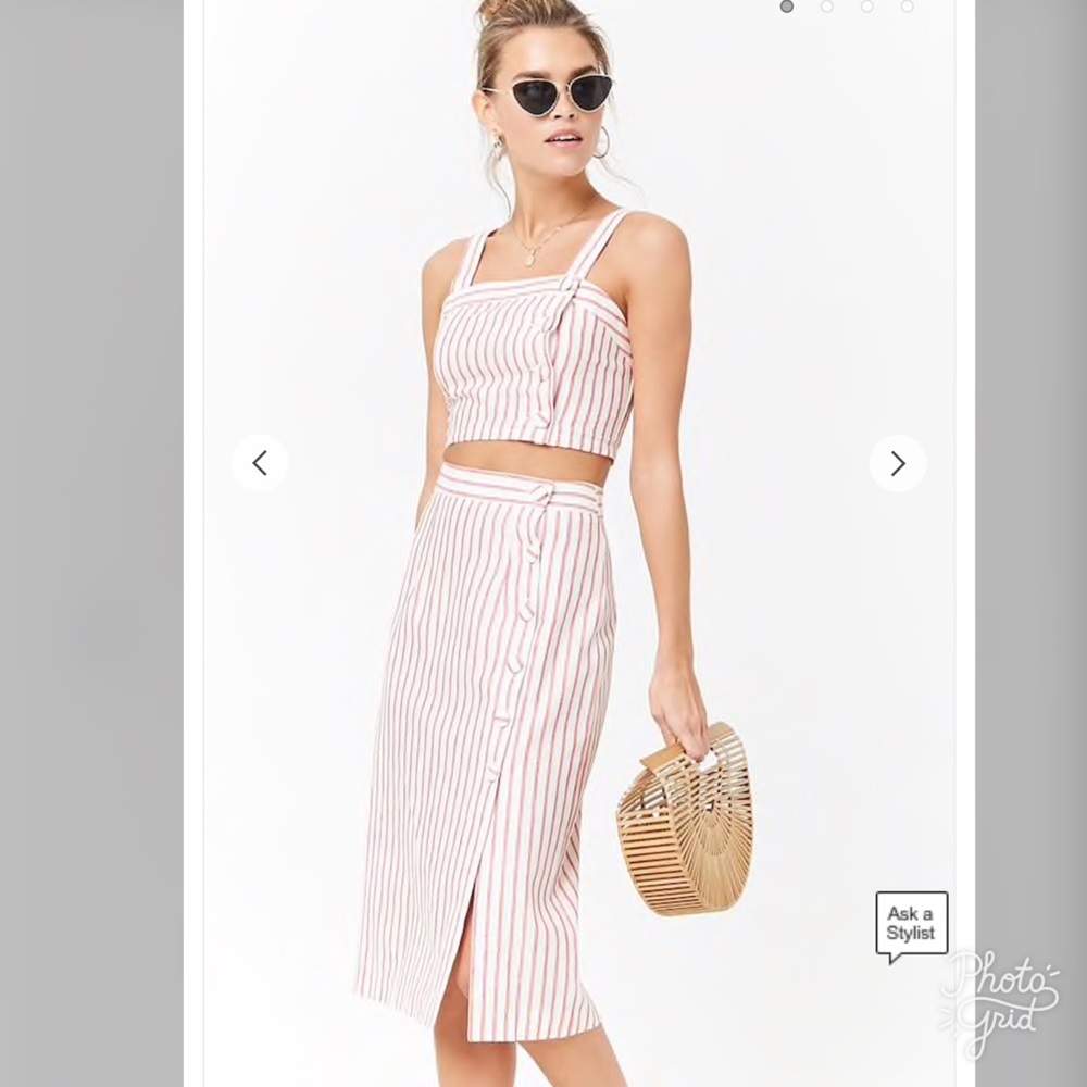 Stripe Midi set